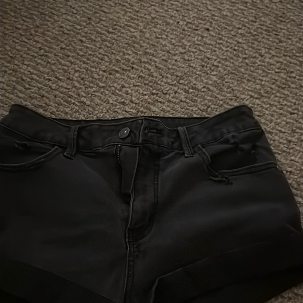 Stylish Black Denim Shorts